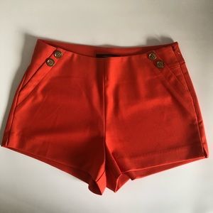 Forever 21 High Waist Shorts with Gold button